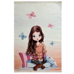 فرش دختر تنها کد 1180