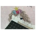 فرشینه کودک دختر و موفرفری کد R212 - تصویر 3