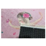 فرشینه کودک دختر گل به سر کد R216 - تصویر 4