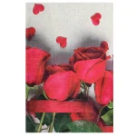 فرشینه گل قرمز کد R206 - تصویر 2