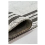 فرش مدرن 700 شانه نقره ای کد 41046k - تصویر 2