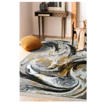 فرش فانتزی 700 شانه نقره ای کد 41050N - تصویر 2