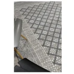 فرش فانتزی 700 شانه نقره ای کد 41017N - تصویر 2