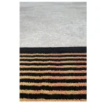 فرش مدرن 700 شانه نقره ای طلایی کد 41101T - تصویر 2