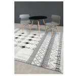 فرش مدرن 700 شانه نقره ای کد 41122N - تصویر 2