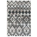 فرش مراکشی 700 شانه طوسی نقره ای کد 41063N - تصویر 3