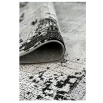 فرش وینتیج 700 شانه ذغالی نقره ای کد 41040S - تصویر 3