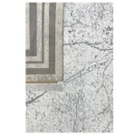 فرش مدرن 700 شانه نقره ای کد 41046k - تصویر 3