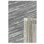 فرش مدرن 700 شانه طوسی کد 41057N - تصویر 3