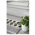 فرش مدرن 700 شانه  طوسی کد 41094K - تصویر 3