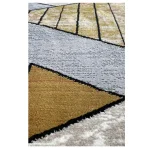 فرش مدرن 700 شانه طوسی ذغالی کد 41115N - تصویر 3