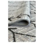 فرش مراکشی 700 شانه طوسی نقره ای کد 41064N - تصویر 4