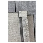 فرش مدرن 700 شانه نقره ای کد 41119N - تصویر 4