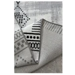 فرش مدرن 700 شانه نقره ای کد 41122N - تصویر 4