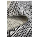 فرش مراکشی 700 شانه طوسی کد 41090N - تصویر 3