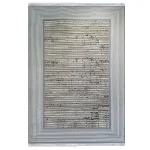 فرش مدرن 700 شانه طوسی طلایی کد 41099K