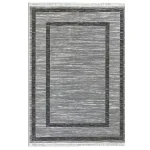 فرش مدرن 700 شانه طوسی کد 41057N