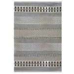 فرش مدرن 700 شانه طوسی کد 41094K