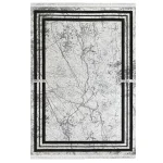 فرش مدرن 700 شانه نقره ای کد 41046k