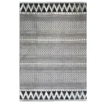 فرش مراکشی 700 شانه طوسی زغالی کد 41093K