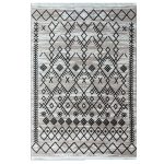 فرش مراکشی 700 شانه طوسی نقره ای کد 41063N