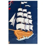 فرش کودک کشتی کد 1185 - تصویر 3