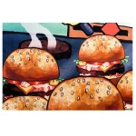 فرش کودک باب اسفنجی کد 1187 - تصویر 3