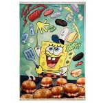 فرش کودک باب اسفنجی کد 1187