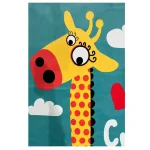 فرش کودک زرافه کد 1204 - تصویر 2