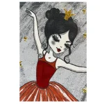 فرش کودک دختر رقاص کدSB979 - تصویر 2