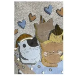 فرش کودک گربه ها و ماه کدSB981 - تصویر 2