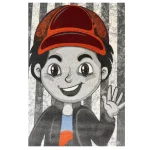 فرش کودک پسرانه کدSB985 - تصویر 2