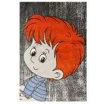 فرش کودک پسر و طبل کدSB987 - تصویر 2