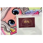 فرش کودک دختر و اسب تکشاخ کد 1202 - تصویر 2