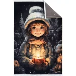 فرش کودک دختر کد 25KK0010 - تصویر 2