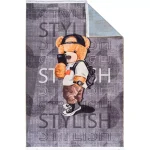 فرش کودک خرس استایلیست کد 25KM0090 - تصویر 2