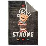 فرش کودک خرس قوی کد 25KM0100 - تصویر 2