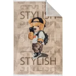 فرش کودک خرس استایلیست کد 25KM0090 - تصویر 2