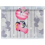 فرش کودک پنگوئن های عاشق کد 25KM0140 - تصویر 3