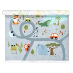 فرش کودک جاده حیوانات کد 101291 - تصویر 3