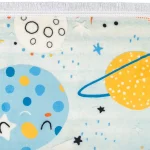 فرش کودک طرح سیاره ها کد 25KM0130 - تصویر 5