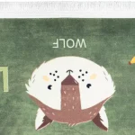 فرش کودک جنگل حیوانات کد 25KM0070 - تصویر 5