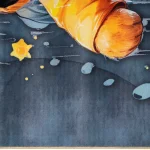 فرش کودک خرس بارانی کد 25KM0060 - تصویر 5