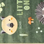 فرش کودک جنگل حیوانات کد 25KM0070 - تصویر 6