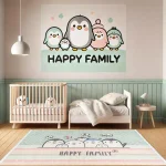 فرش کودک طرح پنگوئن ها کد25KM0170 - تصویر 8