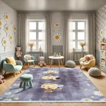 فرش کودک  زنبورها کد 25KM0040 - تصویر 8