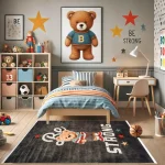 فرش کودک خرس قوی کد 25KM0100 - تصویر 8