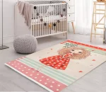 فرش کودک دختر توت فرنگی کد 25KD0050 - تصویر 8