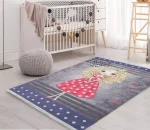 فرش کودک دختر صورتی کد 2599012090 - تصویر 8