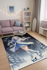 فرش کودک طرح دختر کد 25KK0000 - تصویر 8